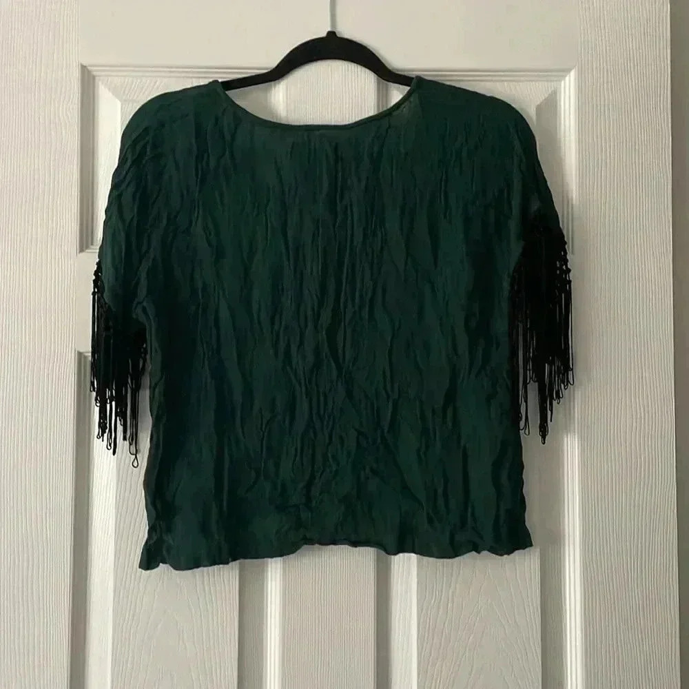 Ecote Fringe Sleeve Top - Picture 5 of 5